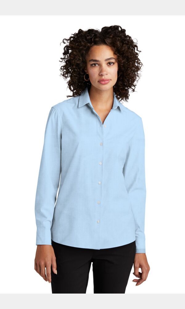 Women's Long Sleeve Stretch Woven Shirt Thumbnail