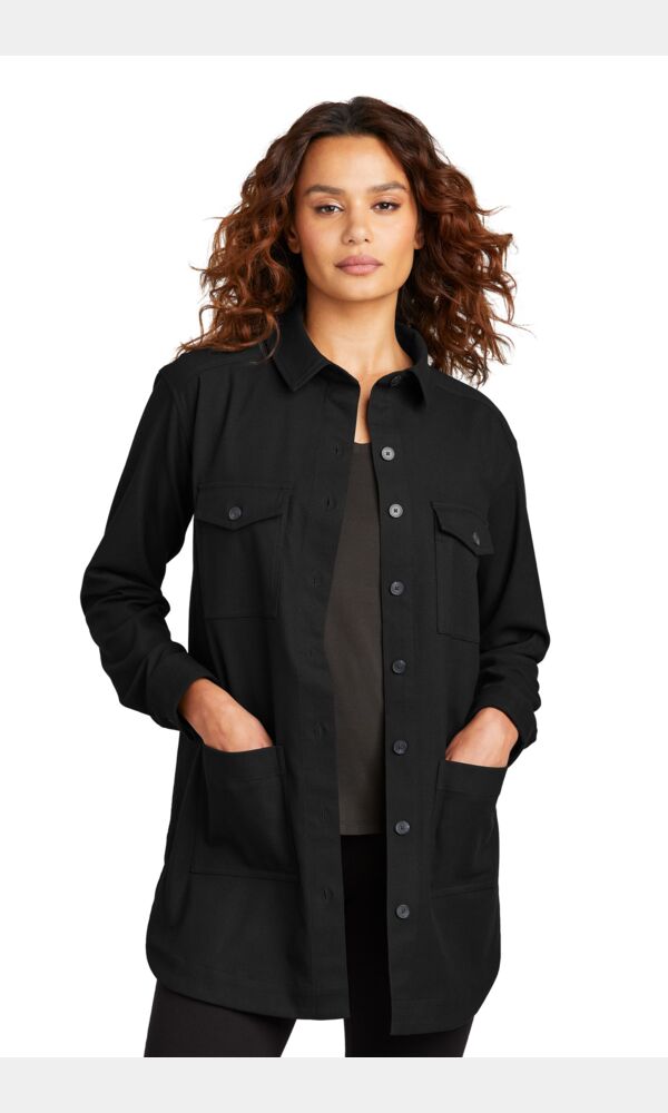 Women's Long Sleeve Twill Overshirt Thumbnail