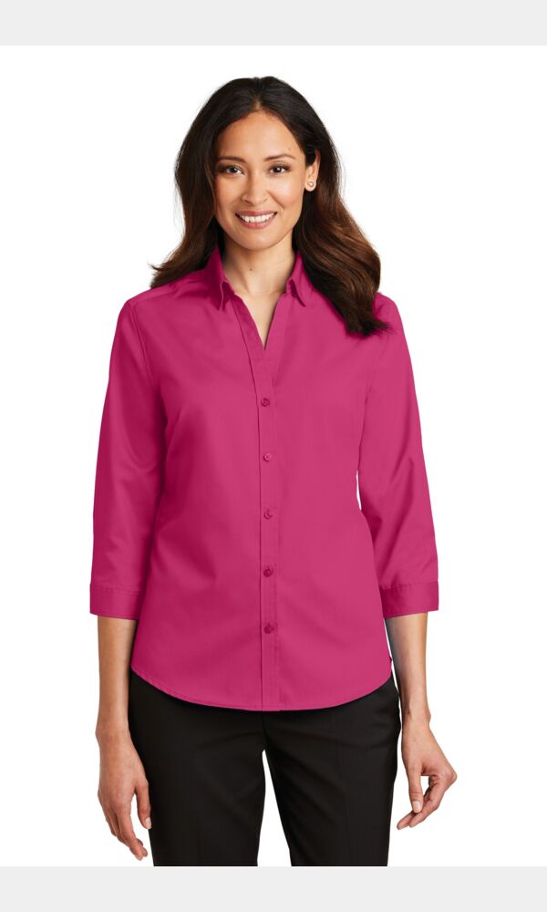 Women's 3/4 Sleeve SuperPro Twill Shirt Thumbnail