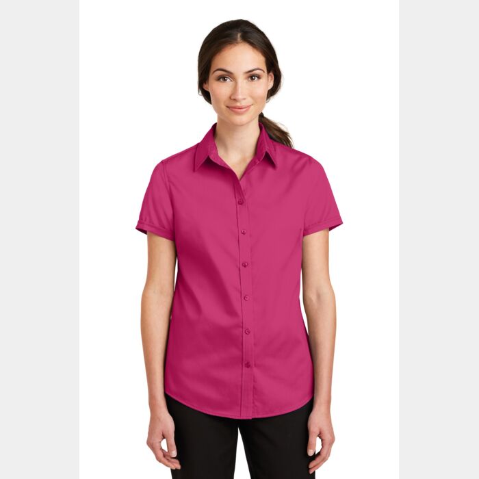 Women's Short Sleeve SuperPro Twill Shirt Thumbnail