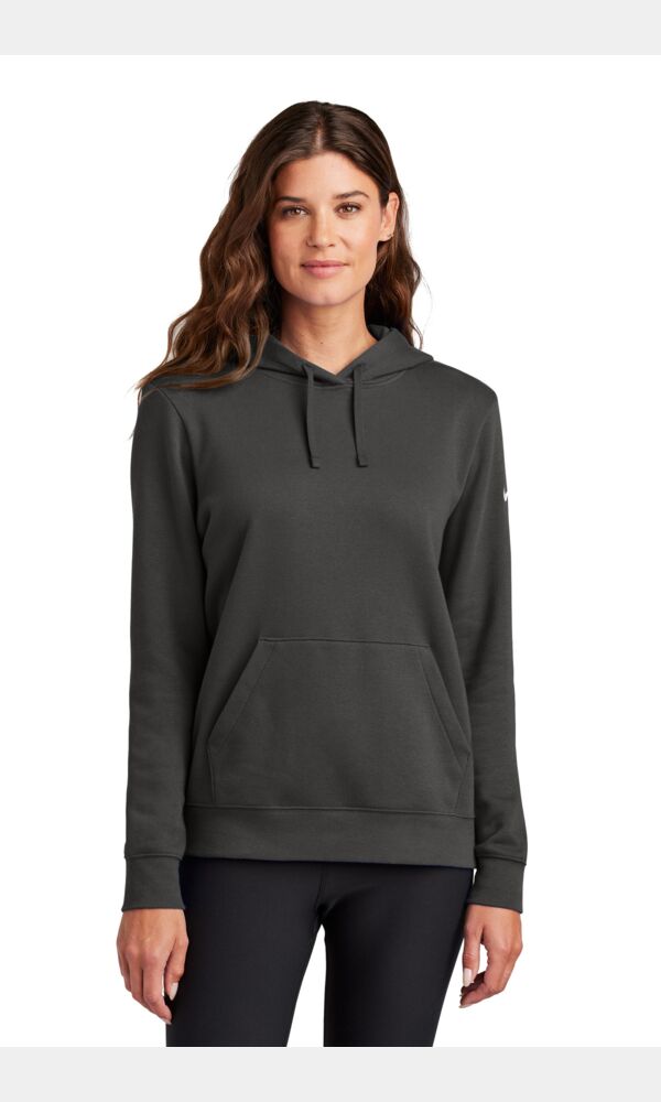 Women's Club Fleece Sleeve Swoosh Pullover Hoodie Thumbnail