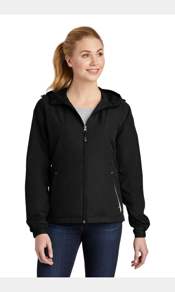 Women's Colorblock Hooded Raglan Jacket Thumbnail