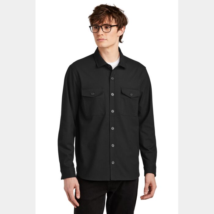 Long Sleeve Twill Overshirt Thumbnail