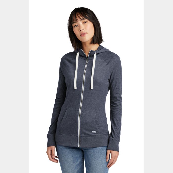 ® Ladies Sueded Cotton Blend Full Zip Hoodie Thumbnail