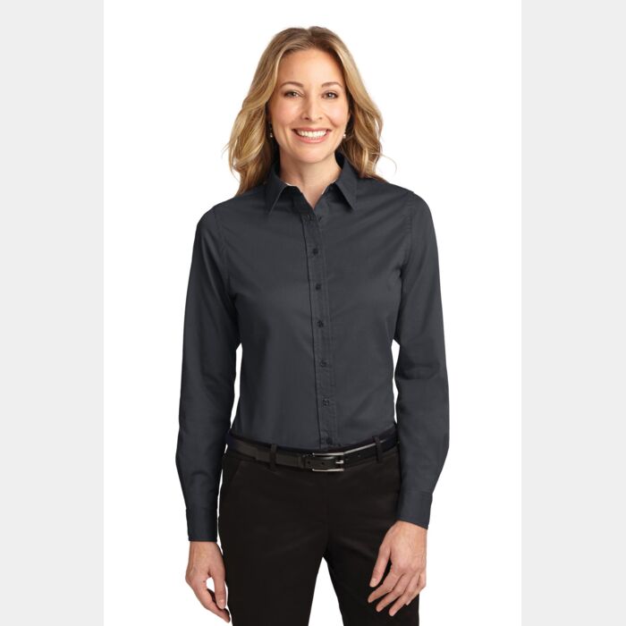 Ladies Long Sleeve Easy Care Shirt Thumbnail