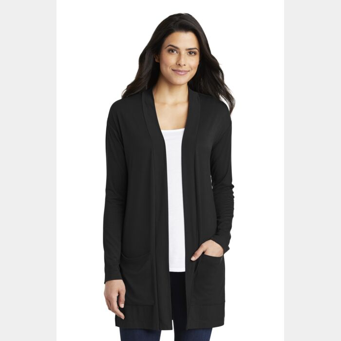 ® Ladies Concept Long Pocket Cardigan Thumbnail