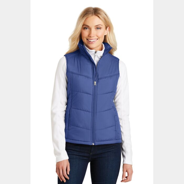 Ladies Puffy Vest Thumbnail