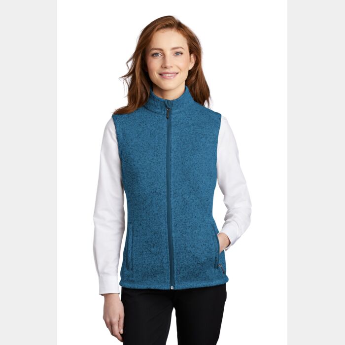 ® Ladies Sweater Fleece Vest Thumbnail