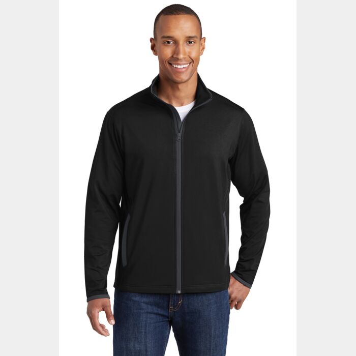 Sport Wick ® Stretch Contrast Full Zip Jacket Thumbnail