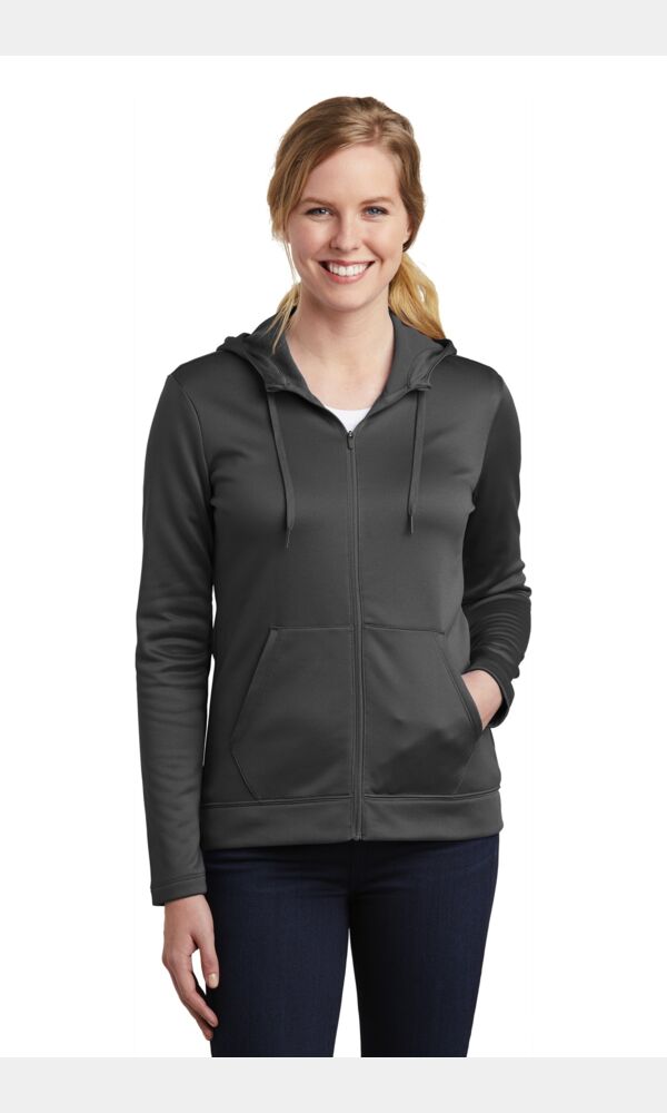 Ladies Therma FIT Full Zip Fleece Hoodie Thumbnail