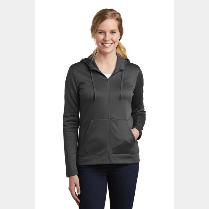 Ladies Therma FIT Full Zip Fleece Hoodie Thumbnail