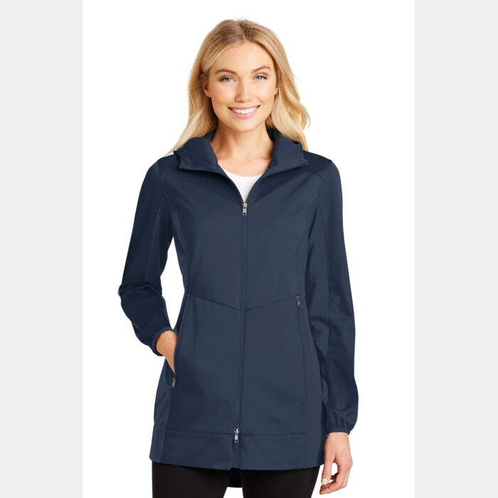 Ladies Active Hooded Soft Shell Jacket Thumbnail