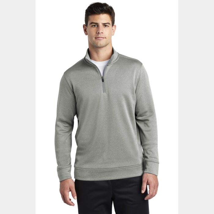 ® PosiCharge ® Sport Wick ® Heather Fleece 1/4 Zip Pullover Thumbnail