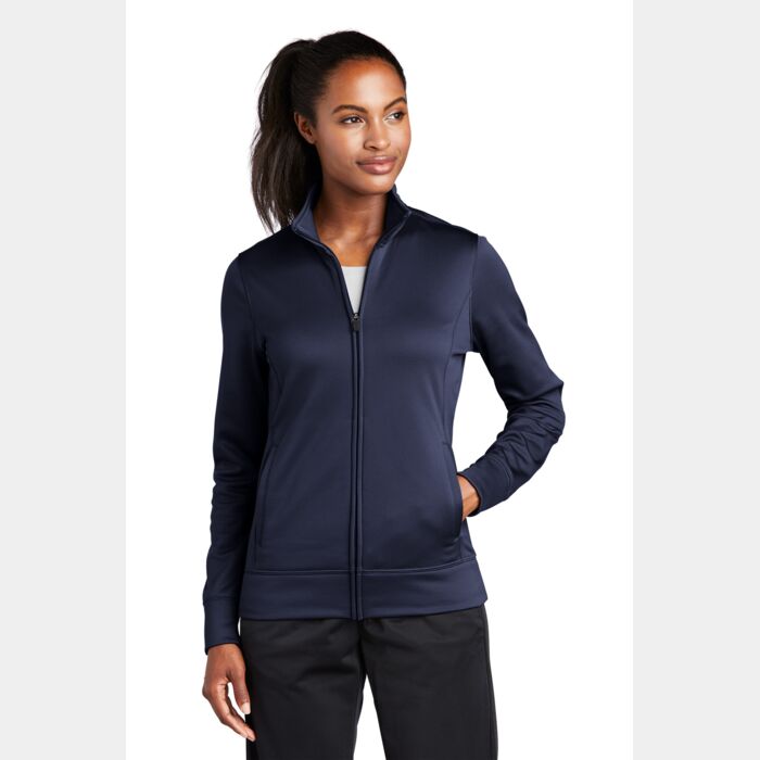 Ladies Sport Wick ® Fleece Full Zip Jacket Thumbnail