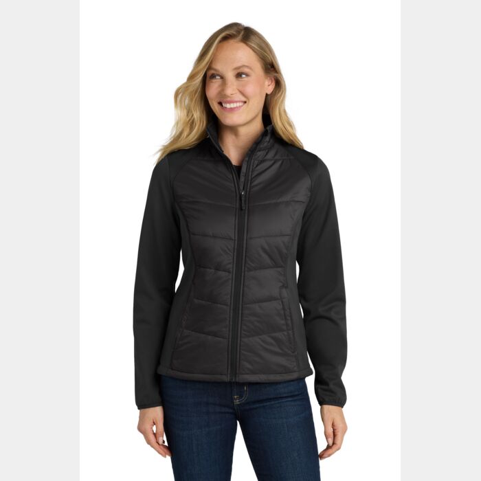 Ladies Hybrid Soft Shell Jacket Thumbnail